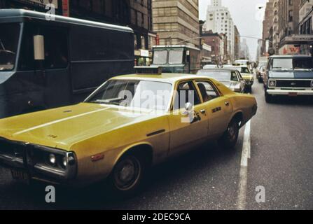 1970er Foto (1973) - Lexington Avenue in Midtown (New York City) Stockfoto