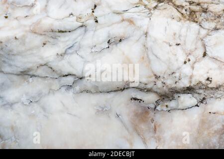 Schmutz weißen Marmor Stein Textur Hintergrund Muster Stockfoto