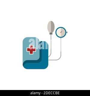Tonometer-Symbol. Einfaches Element aus der Apothekensammlung. Creative Tonometer Icon für Webdesign, Vorlagen, Infografiken und vieles mehr Stock Vektor