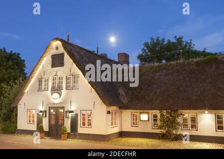 Geographie / Reisen, Deutschland, Schleswig-Holstein, Insel Sylt, friesisches Haus in Keitum, Additional-Rights-Clearance-Info-not-available Stockfoto