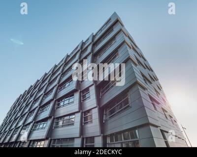 Moderne Architektur im Zentrum von Almere Stadt in der Niederlande Stockfoto