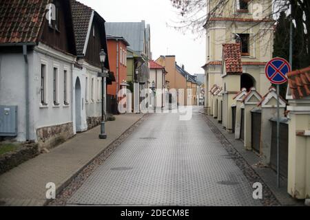 Eine kleine Stadt mitten in Litauen mit einer schönen Altstadt, Kedainiai Stockfoto