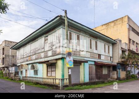 Ein altes Haus in Ozamiz, Misamis Oriental, Philippinen Stockfoto
