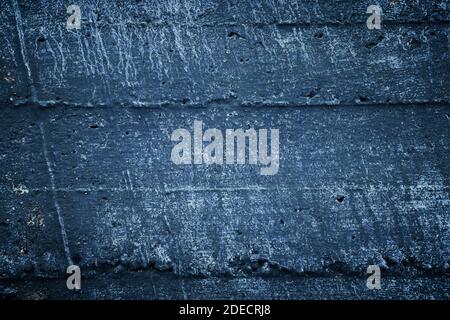 Zement Wand Hintergrund. Grunge Betonwand Textur. Dark Navy Blau. Stockfoto