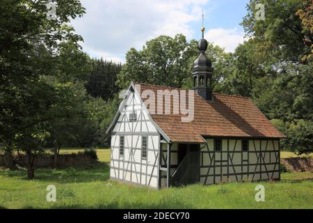 Hennebergisches Freilichtmuseum beim Kloster Veßra, Landkreis Hildburghausen, Thüringen, Deutschland / das Hennebergische Freilichtmuseum bei mon Stockfoto