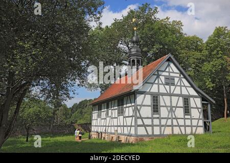 Hennebergisches Freilichtmuseum beim Kloster Veßra, Landkreis Hildburghausen, Thüringen, Deutschland / das Hennebergische Freilichtmuseum bei mon Stockfoto