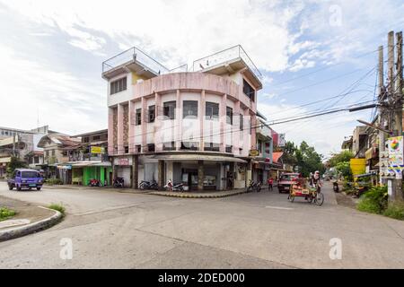 Ein altes Haus in Ozamiz, Misamis Oriental, Philippinen Stockfoto