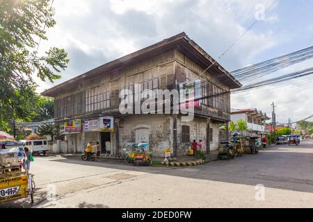 Ein altes Haus in Ozamiz, Misamis Oriental, Philippinen Stockfoto