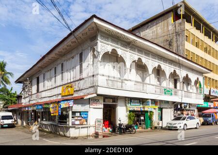 Ein altes Haus in Ozamiz, Misamis Oriental, Philippinen Stockfoto