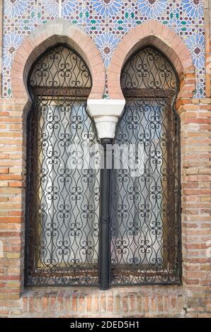 Alte marokkanische Fenster Stockfoto