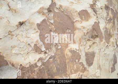 Struktur aus Stein und Sand Stockfoto