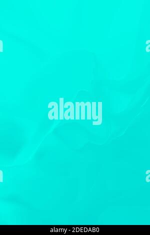 Aquamarin Farbe abstrakt gewellter Hintergrund, verschwommener Hintergrund Stockfoto