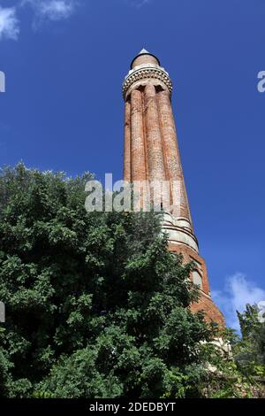 Yivli-Minarett in Antalya, Türkei Stockfoto