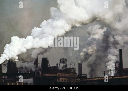 Bethlehem Stahlwerk am Sparrow's Point ca. 1973 Stockfoto