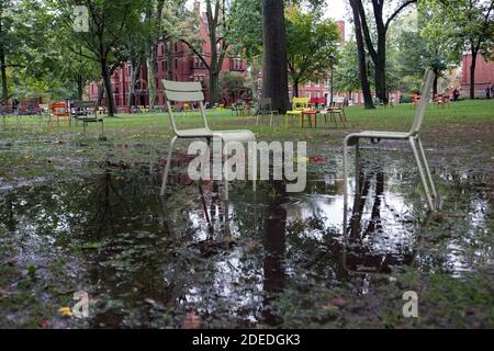 Parken Sie auf den Campus in der Stadt Cambridge in Massachusets Stockfoto