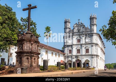 Kirche des Hl. Franziskus von Assisi, alten Goa, Indien Stockfoto