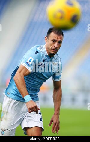 Stefan Radu von Latium im Einsatz während der italienischen Meisterschaft Serie EIN Fußballspiel zwischen SS Lazio und Udinese Calcio o / lm Stockfoto