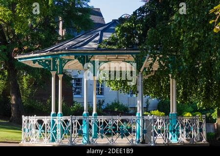 England, Surrey, Guildford, Castle Grounds, Victorian Bandstand Stockfoto