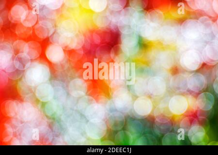 Abstrakter Hintergrund - buntes Bokeh Stockfoto