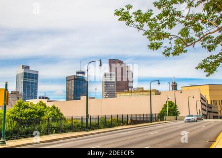 Atlanta, GA USA 06 07 20: Downtown Atlanta Skyline von Georgia Stockfoto