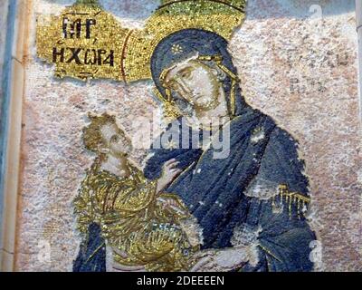 Hagia Sophiais die ehemalige griechisch-orthodoxe christliche patriarchale Kathedrale, später eine osmanische kaiserliche Moschee Stockfoto