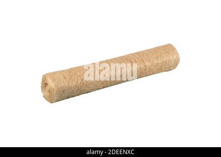 Abaca-Qualität. Handgefertigtes Abaca-Kunstfaserblech. Abaca Scrunch Netzrolle. Dies kann für Blumenarrangements und Dekorationen, DIY Handwerk und proj verwendet werden Stockfoto