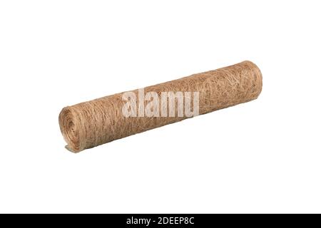 Abaca-Qualität. Handgefertigtes Abaca-Kunstfaserblech. Abaca Scrunch Netzrolle. Dies kann für Blumenarrangements und Dekorationen, DIY Handwerk und proj verwendet werden Stockfoto