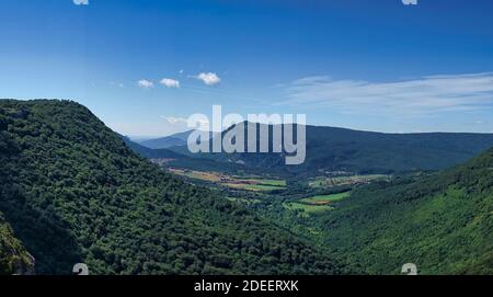 Der Naturpark Urbasa und Andia in Navarra, Spanien Stockfoto