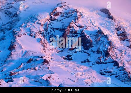 Mt Rainier von Inspiration Point, Mt Rainier National Park, Washington Stockfoto