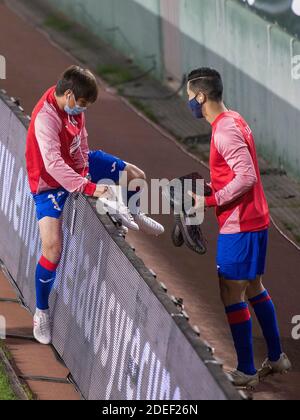 Sevilla, 30/11/2020. Primera Division Spanische Liga. Liga. Benito-Villamarín-Stadion. Real Betis - SD Eibar. Takashi Inui (Eibar) vor dem Spiel. Fotograf: Juan José Úbeda/PROSHOTS. Kredit: Pro Shots/Alamy Live Nachrichten Stockfoto