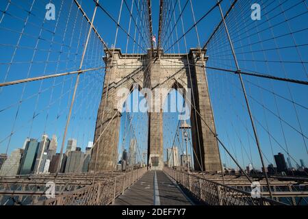 Brooklyn Bridge, New York Stockfoto