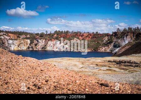 Sao Domingos Mine, Portugal, Europa Stockfoto