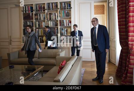 Laurent Nunez im Innenministerium, Place Beauvau, in Paris am 5. April 2019Foto von Eliot Blondt/ABACAPRESS.COM Stockfoto