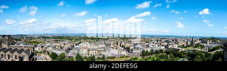 Edinburgh Vom Edinburgh Castle Stockfoto