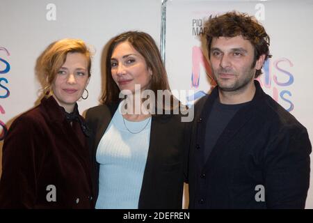 Celine Sallette, Audrey Diwan und Pio Marmai besuchen die Pariser Premiere von 'mais Vous Etes Fous' im Kino UGC Cine Cite Les Halles am 16. April 2019 in Paris, Frankreich. Foto von Nasser Berzane/ABACAPRESS.COM Stockfoto