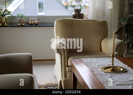 Wohnzimmer Innenraum Stockfoto