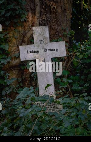 In liebevoller Erinnerung Grabstein Stockfoto