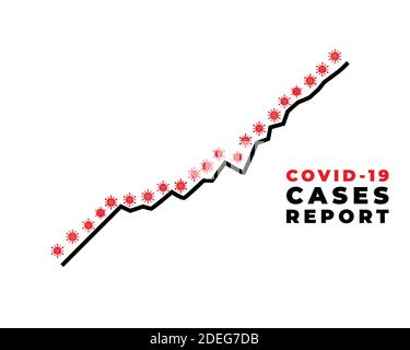 Symbol Für Die Vorsorge Für Das Zweite Coronavirus Vektor. Logo Des Forecast-Plans Für Viruspandemic Fever. Gefahr Infektion Krankheit Sesonalkalender Diagramm Zeit Illustra Stock Vektor