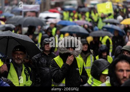 Paris Frankreich Mai 11 2019 Ansicht Von Autos Der Franzosischen Nationalen Polizei In Der Intervention Wahrend Der Proteste Der Gelben Jacken Stockfotografie Alamy