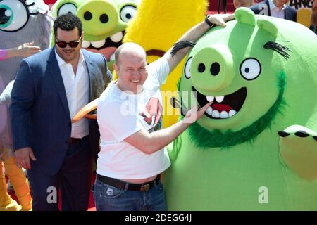 Josh Gad und Sergey Burunov beim Angry Birds 2 Photocall während des 72. Internationalen Filmfestivals von Cannes am 13. Mai 2019 in Cannes, Frankreich. Foto von Aurore Marechal/ABACAPRESS.COM Stockfoto