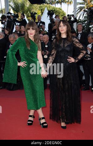 Monia Chokri und Anne-Elizabeth Bosse bei der Premiere von Les Miserables im Rahmen der 72. Internationalen Filmfestspiele von Cannes am 15. Mai 2019 in Cannes, Frankreich. Foto von Aurore Marechal/ABACAPRESS.COM Stockfoto