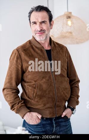 NO WEB NO APPS IN FRANCE UNTIL MAY 31 - der Oscar-prämierte französische Schauspieler Jean Dujardin posiert für Bilder im JW Marriott während der 72. Filmfestspiele von Cannes am 15. Mai 2019 in Cannes, Frankreich. Foto von Lionel Hahn/ABACAPRESS.COM Stockfoto