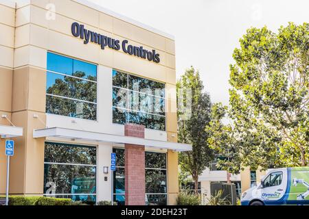 Sep 17, 2020 Fremont / CA / USA - Olympus Controls Hauptsitz im Silicon Valley; Olympus Controls Corporation wurde von Applied Industrial Tec übernommen Stockfoto