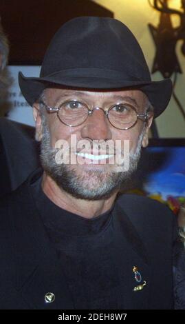 Miami Beach, FL 11-3-2001 Maurice Gibb (BeeGees) im Moonlight Rhapsody VII Fundraiser für I Care im Bath Club. Foto von Adam Scull/PHOTOlink Stockfoto