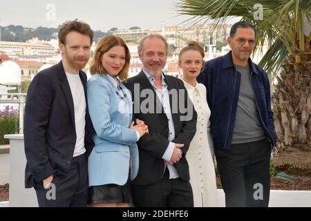 Lea Seydoux, Antoine Reinartz, Arnaud Desplechin, Sara Forestier, Roschdy Zem Teilnahme an der Fotoaufnahme von Roubaix, Une Lumiere während des 72. Cannes Film Festival in Cannes, Frankreich am 23. Mai 2019. Foto von Julien Reynaud/APS-Medias/ABACAPRESS.COM Stockfoto