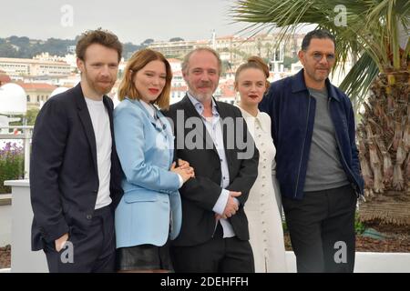 Lea Seydoux, Antoine Reinartz, Arnaud Desplechin, Sara Forestier, Roschdy Zem Teilnahme an der Fotoaufnahme von Roubaix, Une Lumiere während des 72. Cannes Film Festival in Cannes, Frankreich am 23. Mai 2019. Foto von Julien Reynaud/APS-Medias/ABACAPRESS.COM Stockfoto