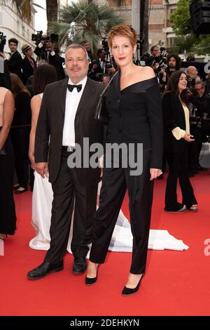 Natacha Polony und ihr Mann Perico Legasse besuchen die Vorführung von Sibyl während der 72. Filmfestspiele von Cannes am 24. Mai 2019 in Cannes, Frankreich.Foto von David Niviere/ABACAPRESS.COM Stockfoto