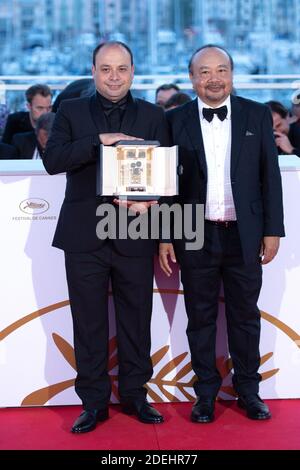 Cesar Diaz, Gewinner des Camera d'Or Awards für den Film Nuestras Madres, der am 25. Mai 2019 bei den Winners Photocall im Rahmen der 72. Internationalen Filmfestspiele von Cannes in Cannes, Frankreich, teilnahm. Foto von Aurore Marechal/ABACAPRESS.COM Stockfoto