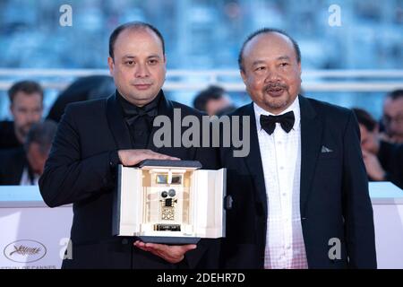 Cesar Diaz, Gewinner des Camera d'Or Awards für den Film Nuestras Madres, der am 25. Mai 2019 bei den Winners Photocall im Rahmen der 72. Internationalen Filmfestspiele von Cannes in Cannes, Frankreich, teilnahm. Foto von Aurore Marechal/ABACAPRESS.COM Stockfoto