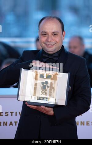 Cesar Diaz, Gewinner des Camera d'Or Awards für den Film Nuestras Madres, der am 25. Mai 2019 bei den Winners Photocall im Rahmen der 72. Internationalen Filmfestspiele von Cannes in Cannes, Frankreich, teilnahm. Foto von Aurore Marechal/ABACAPRESS.COM Stockfoto